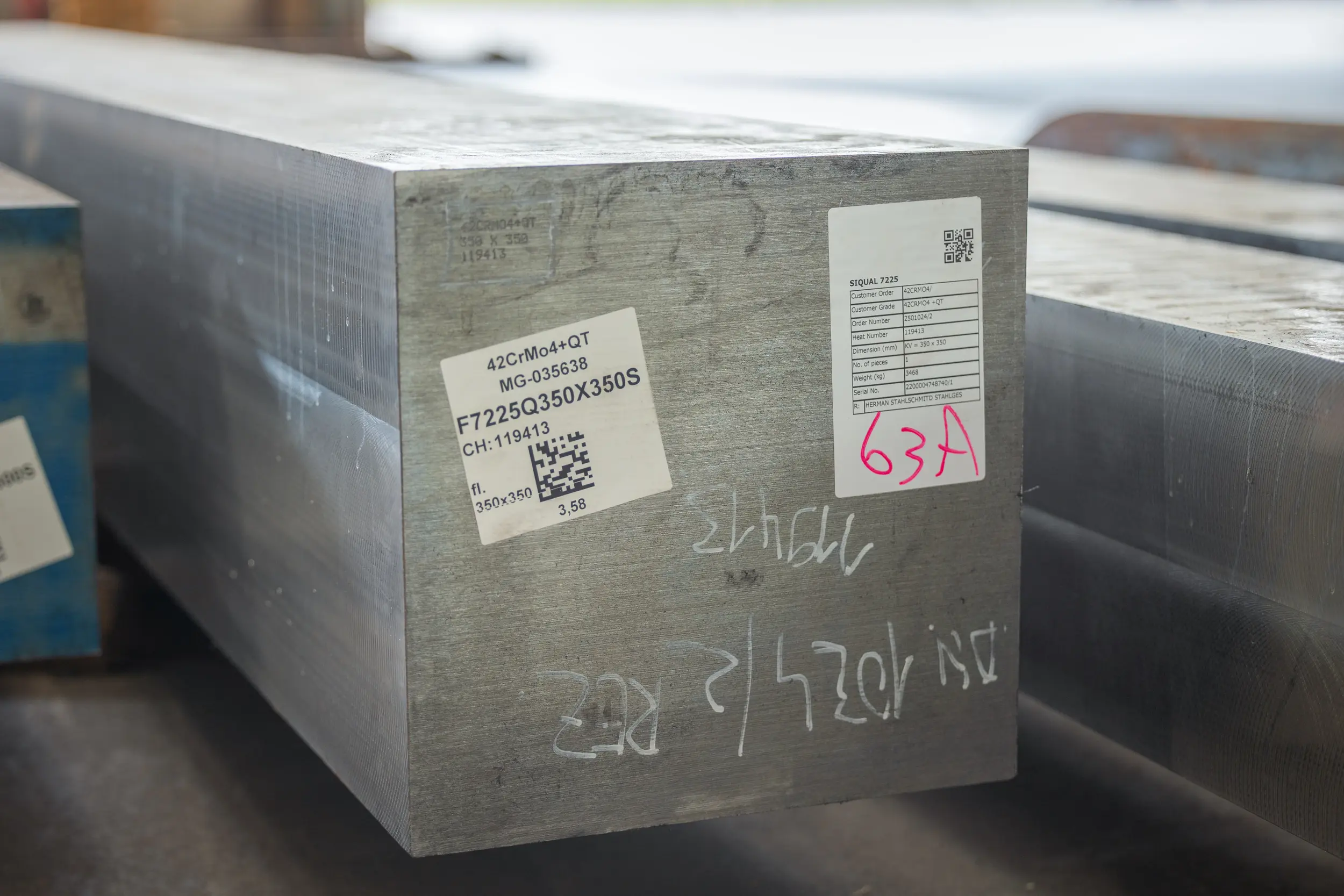 42CrMo4 1.7225 +QT flach 350X350