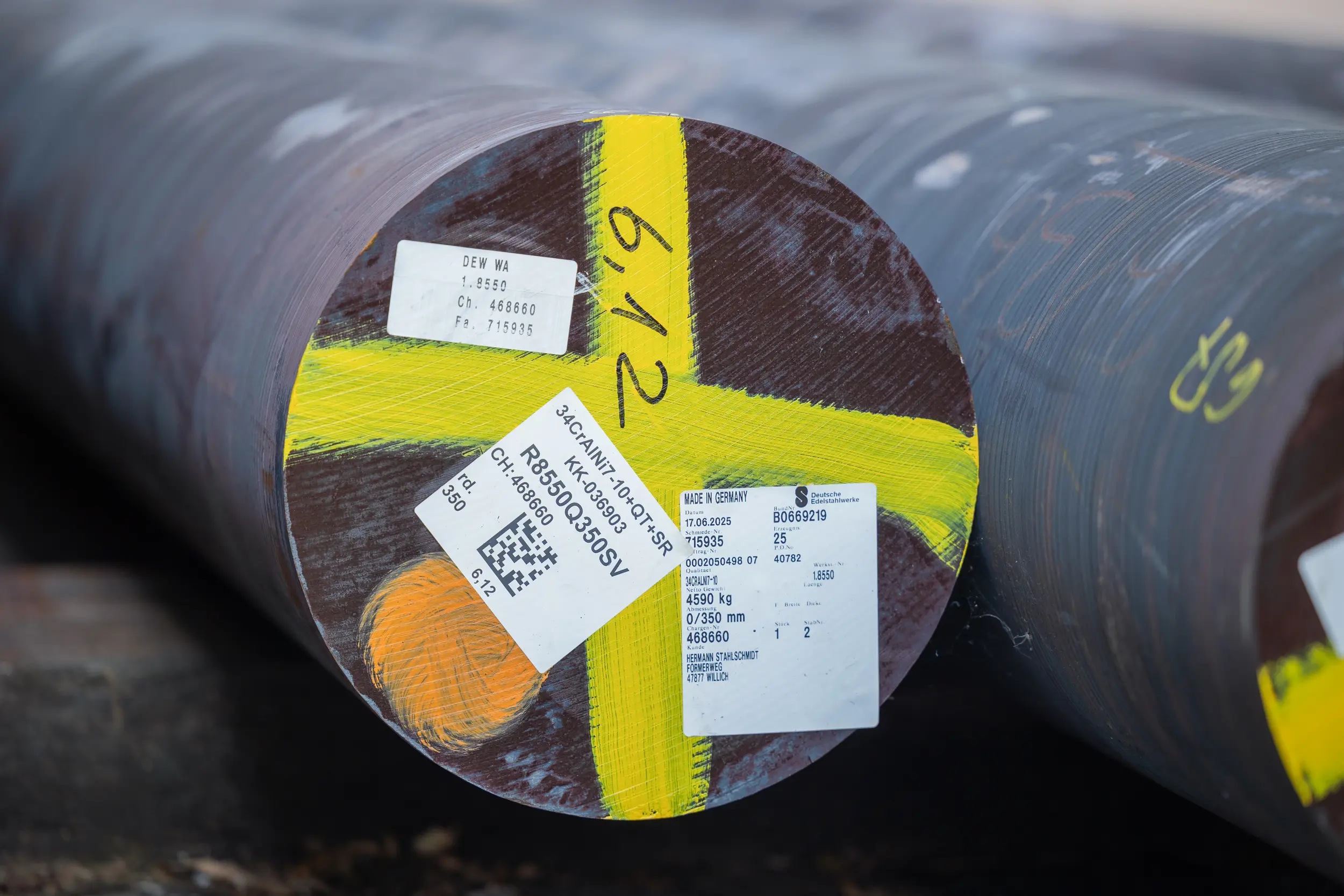 34CrAlNi7-10 1.8550 +QT rd.350