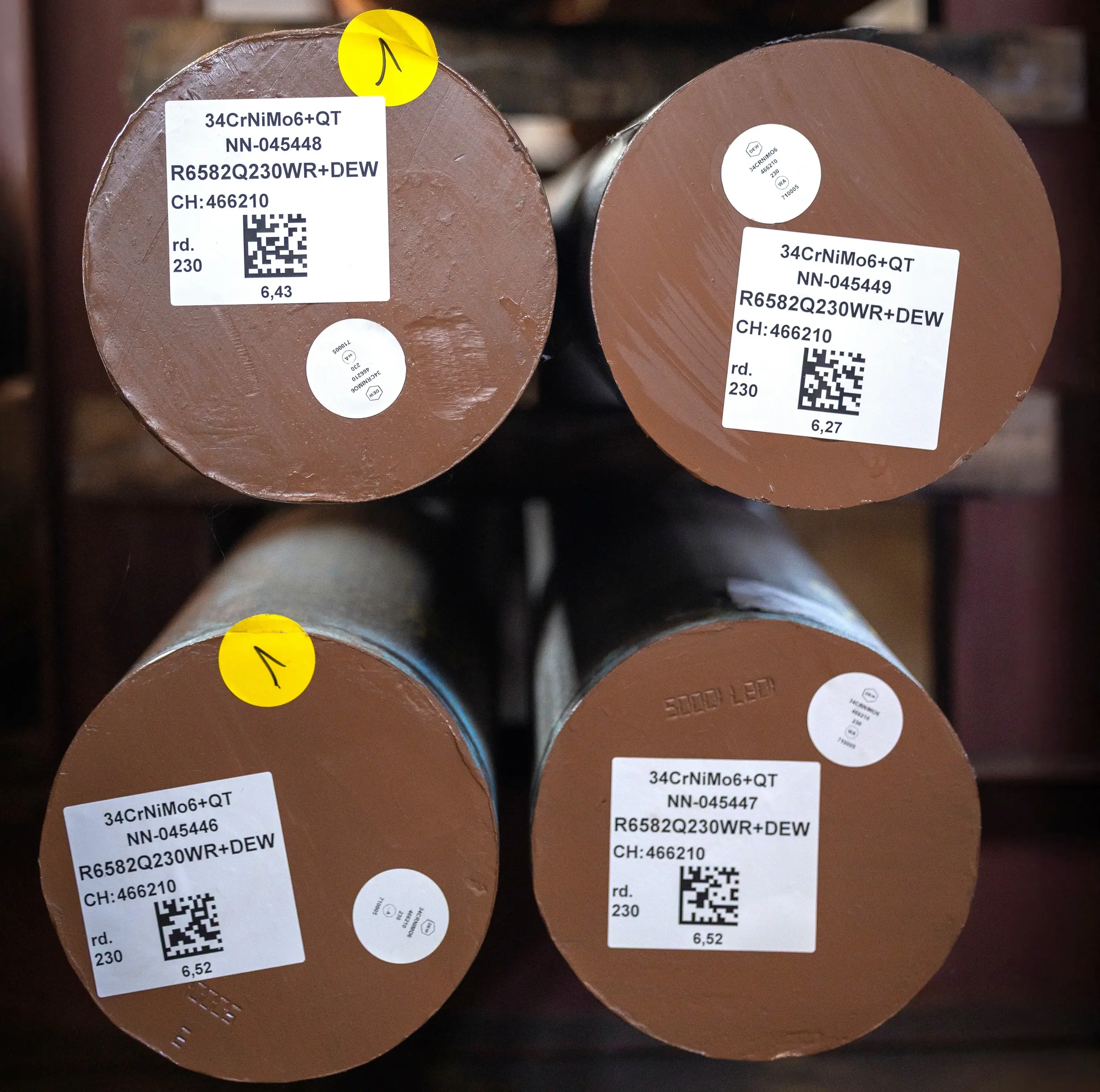 34CrNiMo6 1.6582 +QT rd.230